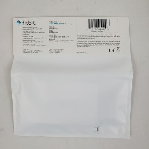 Fitbit Charge 3 y 4 Pequeño Negro Genuino Fitbit Accesorio Banda, FB168ABBKS - Imagen 2 de 3