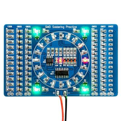 Soldering Practice SMD Circuit Board LED Electronics Project DIY Kit/