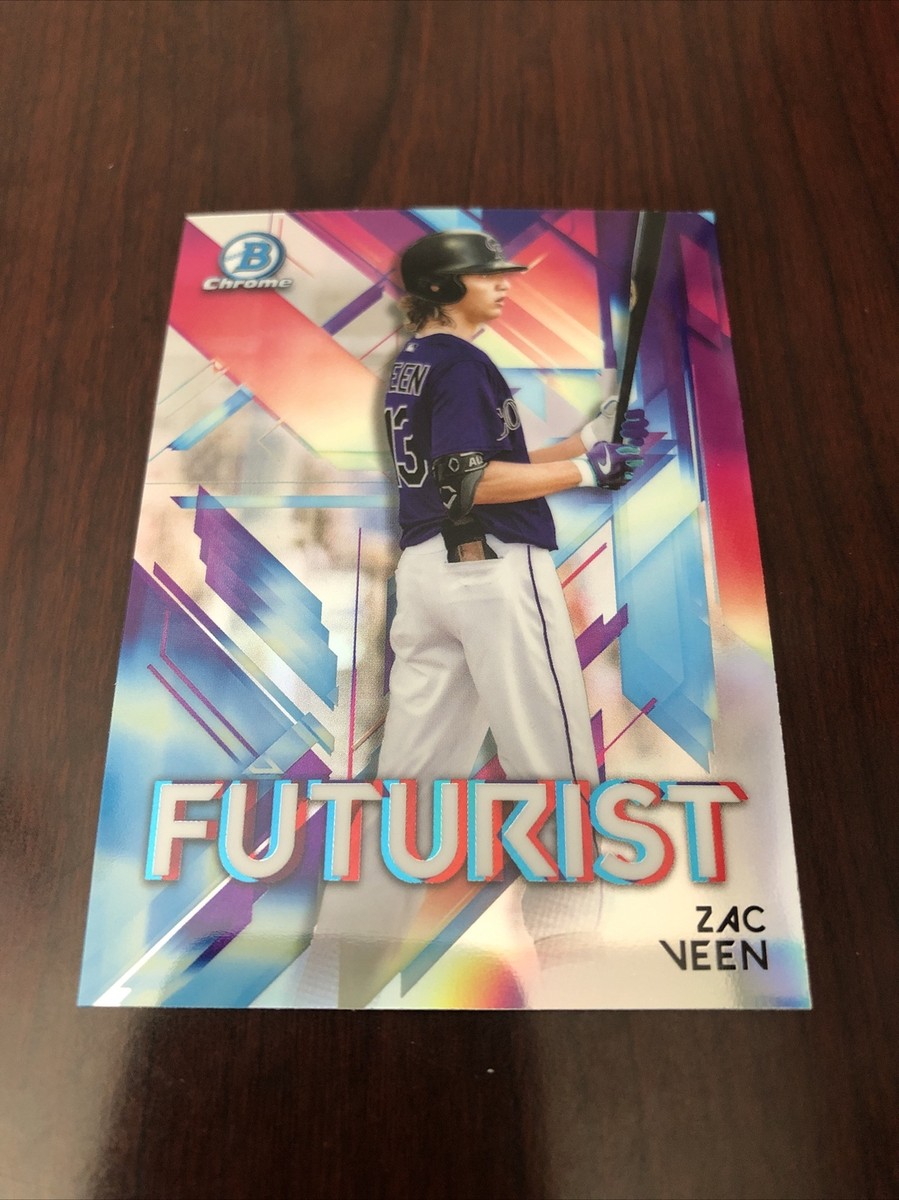 2021 Bowman Futurist Chrome Base #FUT-ZV Zac Veen - Colorado