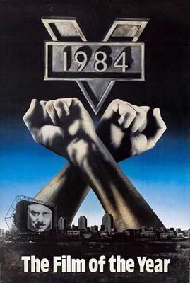 1984 Movie POSTER 27x40 UK John Hurt Richard Burton Suzanna Hamilton Cyril