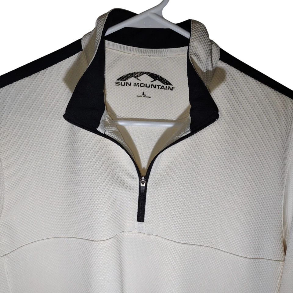 Sun Mountain Golf Pullover Half Zip Long Sleeve Athletic Top L - Изображение 2 из 4