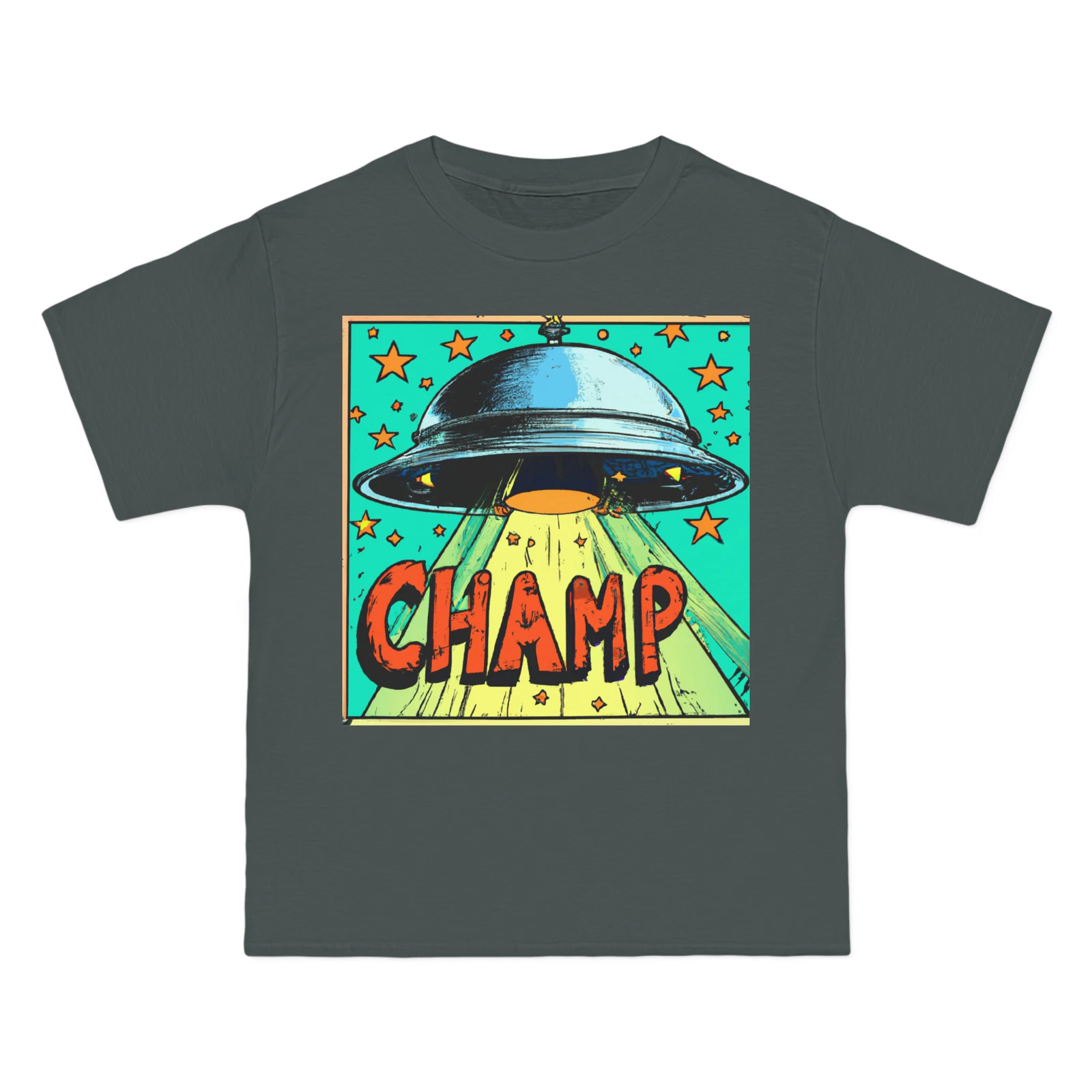 UFO Champ 1   AI Art   T shirt manches courtes Beefy T®