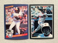 1985 Donruss Action All-Stars Eddie Murray #9 Oversized Baseball Card & 1986