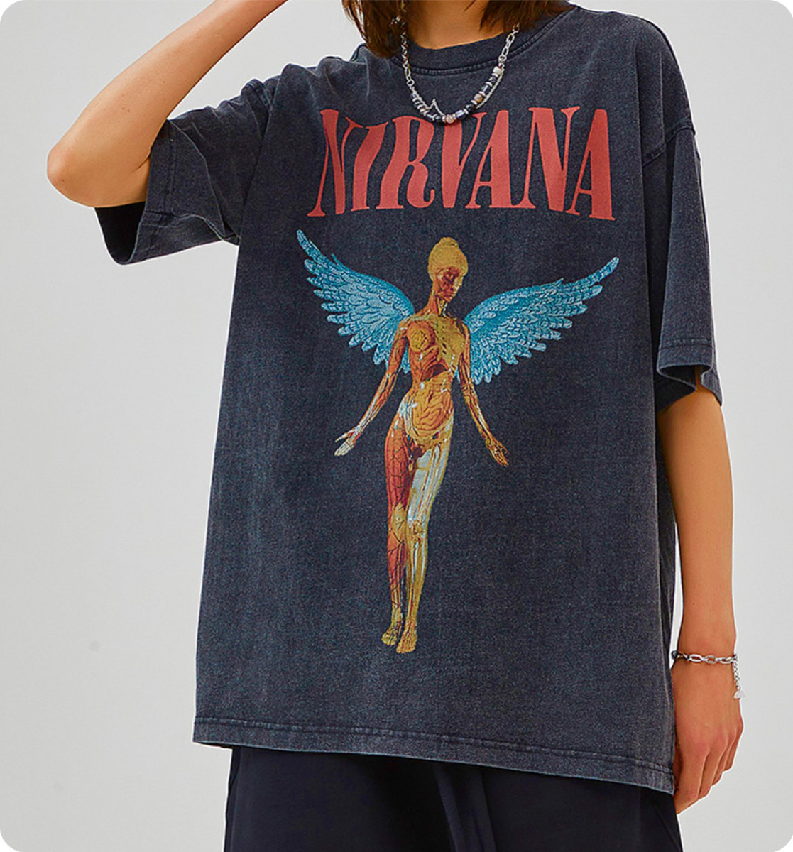 トップス NIRVANA IN UTERO wind and sea NIRVANA IN UTERO S/S TEE – WIND AND SEA