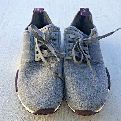 Adidas Nmd Womens Grey Maroon Adidas Men NMD R2 Burgundy Maroon - Main Image