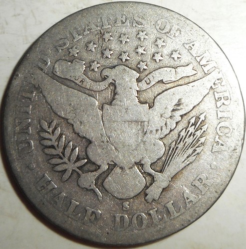 1905-S Barber Half Dollar, Estate Sale, FREE SHIP - Bild 2 von 2
