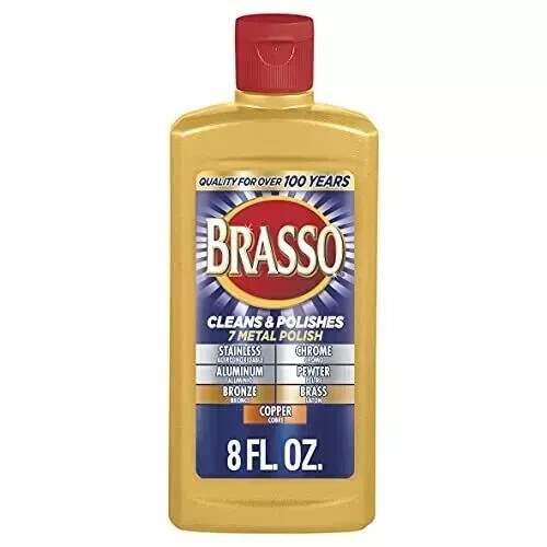 NEW Brasso-2660089334 Multi-Purpose Metal Polish, 8 oz(FAST SHIPPING)