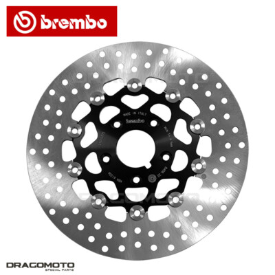 HARLEY FXR SUPER GLIDE 1340 1986-1986 Disco Freno Anteriore BREMBO ORO Flottante