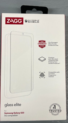 Zagg Invisible Shield Glass Elite Biometric Screen Protector  Samsung Galaxy S23