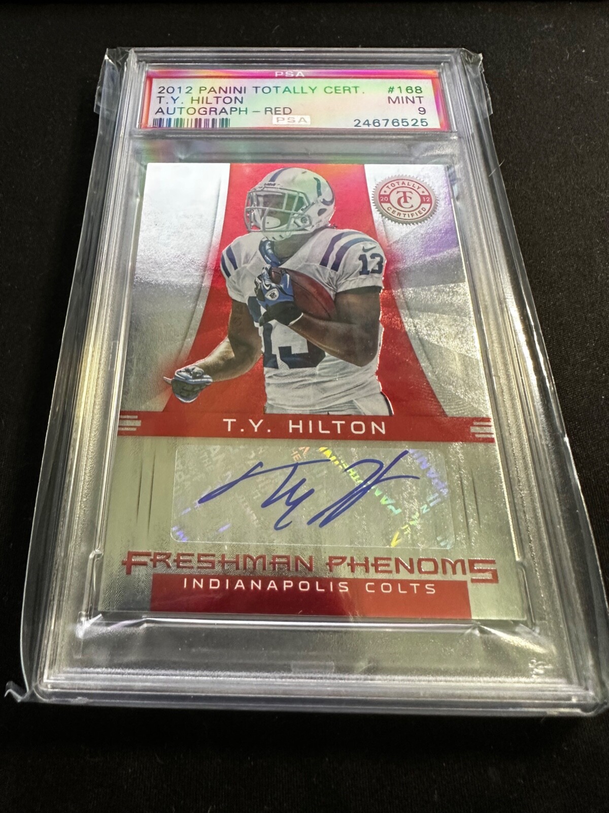 TY Hilton Panini Totally Certified #168 Autograph-Red
