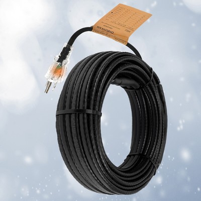 85ft Gutter Heat Cable for Snow and Ice Removal, Self-Regulating 8W/ft