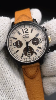 Nice Cabane de Zucca Chronograph men's Quartz watch. | eBay