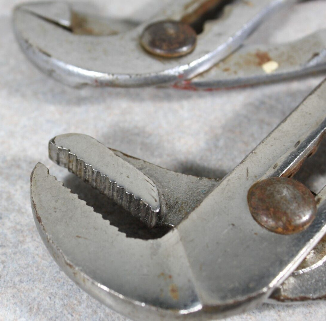 Lot of (10) Diamond Calk Horseshoe Company Pliers, Nippers, Slip Joint, Fencing