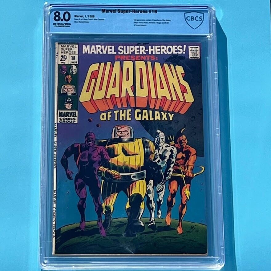 Marvel Super-Heroes #18 🌟 CBCS 8.0 🌟 1st App of GUARDIANS OF THE GALAXY! 1969
