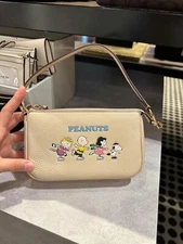 NWT Coach CE858 X Peanuts Nolita 19 With Snoopy And Friends Motif Ivory Multi