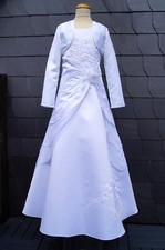 Kommunionkleid EVY Kommunionskleid Schnürung Taufkleid Festkleid Blumenmädchen