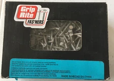 GRIP RITE 1 1/4" Trim Nails Stainless Steel CLAY Color 1 Pound box #114301CLY1