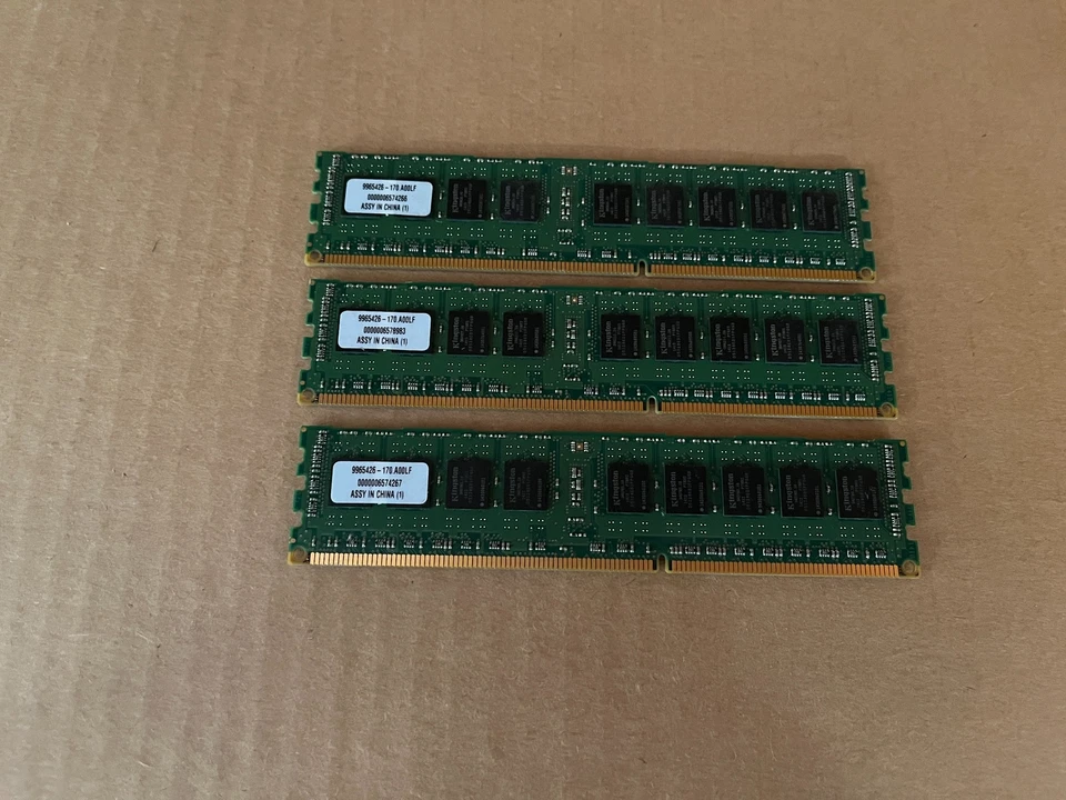 KINGSTON KVR16R11D8/8KF 8GB PC3-12800R DDR3-1600 RAM MEMORY I7-9(41) - Image 3 of 4