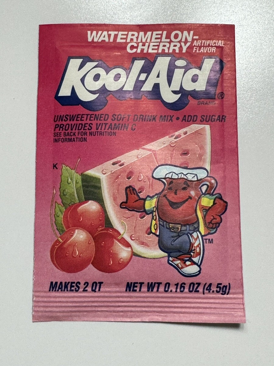 Vintage 90s Kool-Aid Watermelon Cherry Flavor Packet NOS | eBay