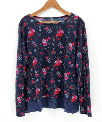 Multiblu Luftiger Langarmshirt Bluse Blusenshirt für Damen in Gr. XL
