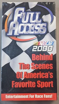 Nascar Winston Cup 2000 Full Access VHS Tape Favorite Sports READ NEW VTG SEALED