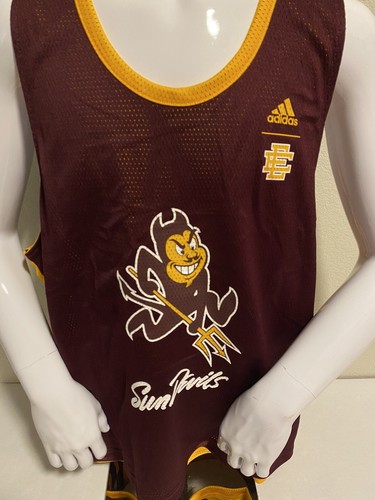Camiseta deportiva de baloncesto reversible del estado de Arizona Adidas x Eric Emanuel 2XL HA5474 nueva con etiquetas - Imagen 2 de 12