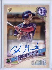 2018 Topps Gypsy Queen Auto #GQAZG Zack Granite Twins