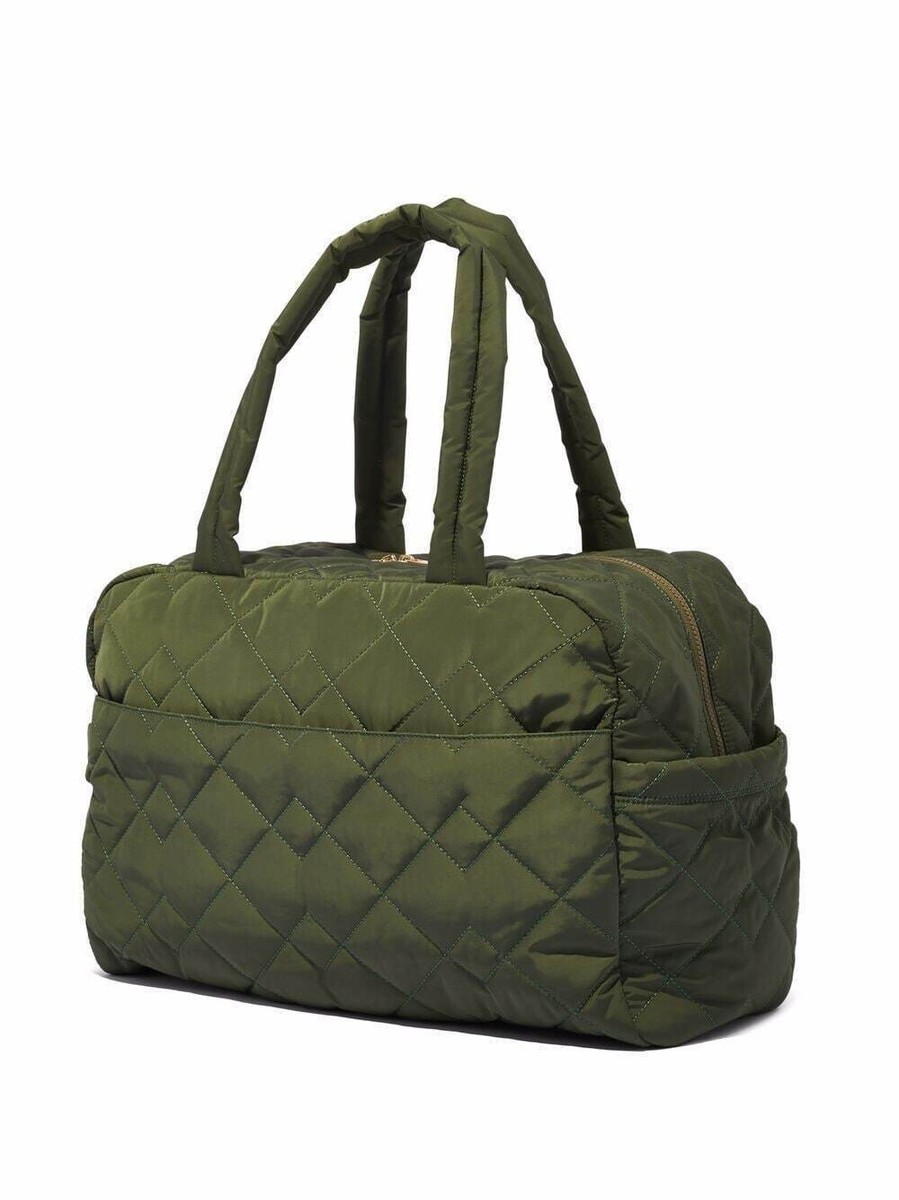 Marc Jacobs M0017027230 関税送料込 Marc Jacobs Quilted Nylon Medium Weekender Travel Bag Dark