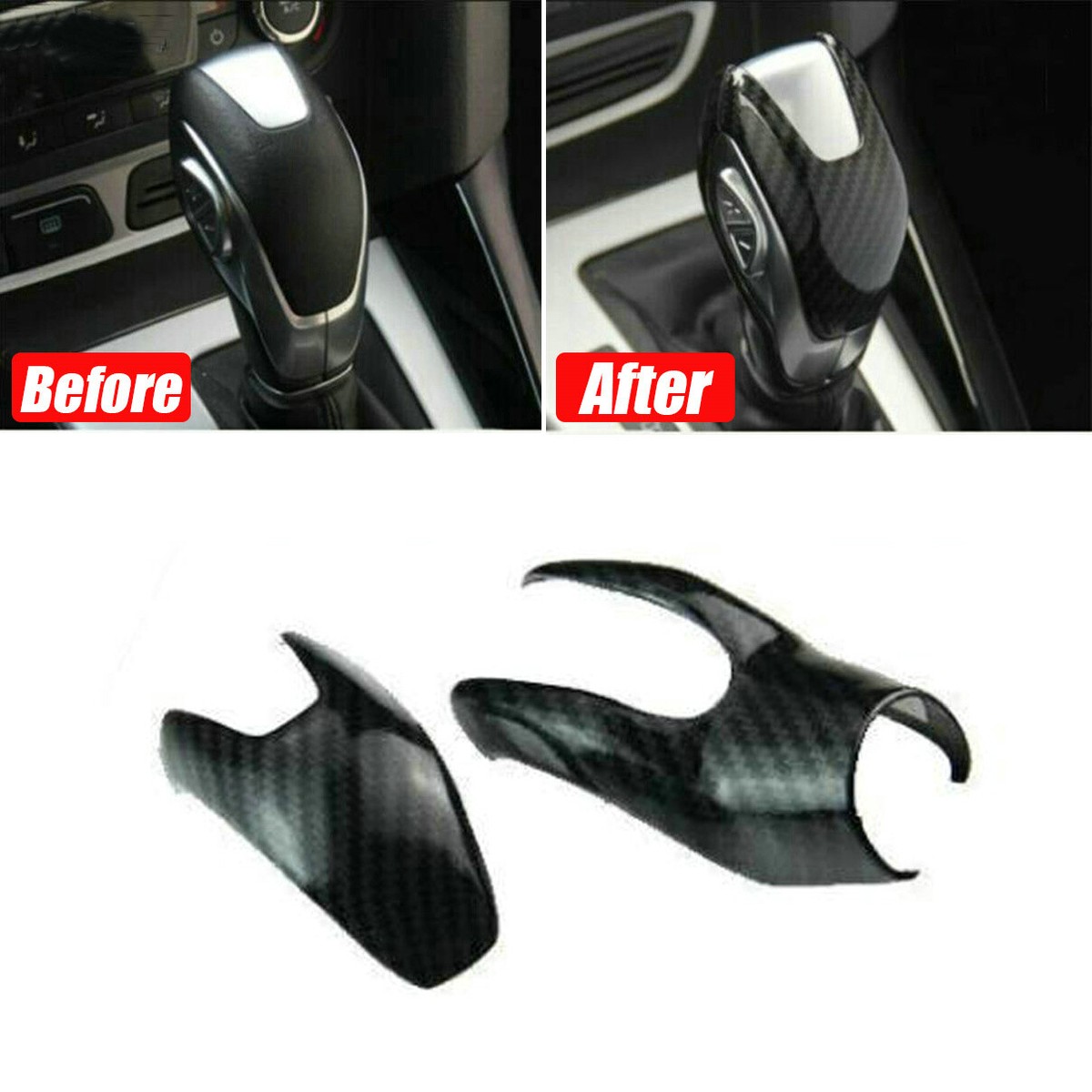 For Ford Escape C-Max 2013-2016 Carbon Fiber Color Gear
