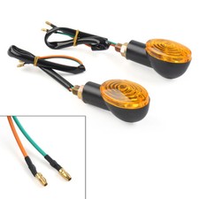 Motorcycle Turn Signal Light Indicator Blinker for Kawasaki KLX110 2009 Amber