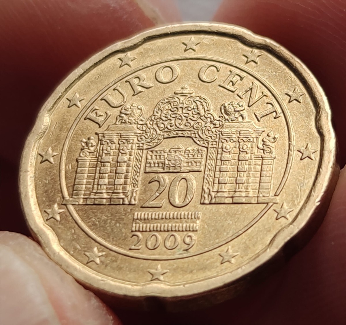 外国貨幣　ユーロ⚁　290EUR 🔴AUSTRIA 20 Euro Cent 2009🔴 High grade coin ! | eBay