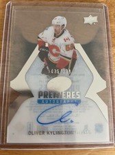 16-17 UD ICE Hockey RC Rookie Premiers Auto IPA-OK Oliver Kylington  #’d 025/299