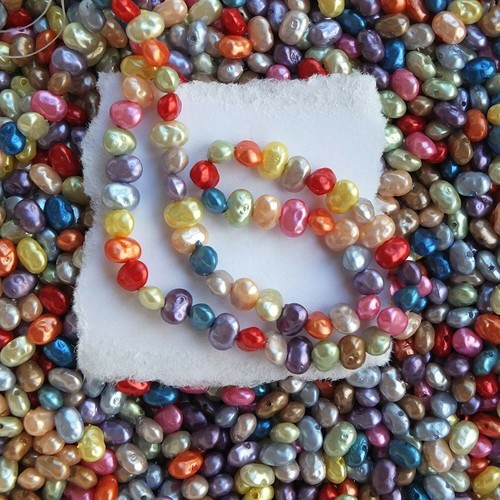 Bulk 7mm Oval Spacers Mixed Set Jewelry 