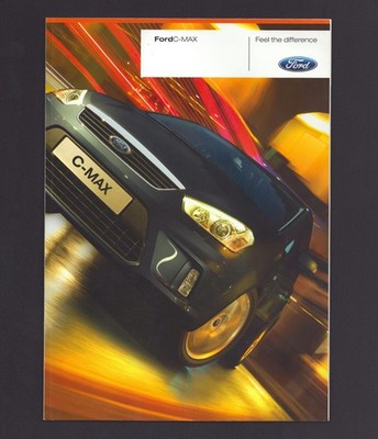 Ford C-Max Dealer Car Sales Brochure 2010 Style Zetec Titanium United Kingdom UK