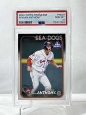 2024 TOPPS PRO DEBUT ROMAN ANTHONY PSA 10 GEM MT #PD-39. PSA 10
