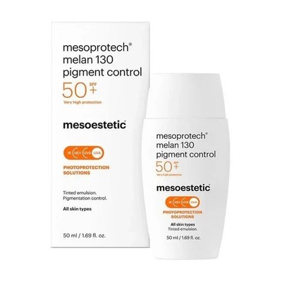 Mesoestetic Mesoprotech Melan 130 Pigment Control SPF50+ Tinted 50ml New 02/2030