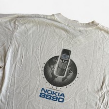 Vintage 2000 Nokia 8890 T Shirt Large Cell Phone Tech Promo Connecting People