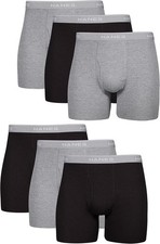 Hanes mens Underwear Boxer Briefs 6 Pack Cool...