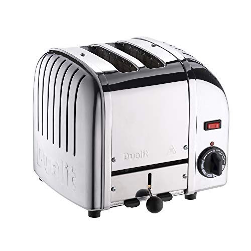 Dualit Klassischer Vario-Toaster 2 Scheiben Edelstahl ProHeat handgefertigt