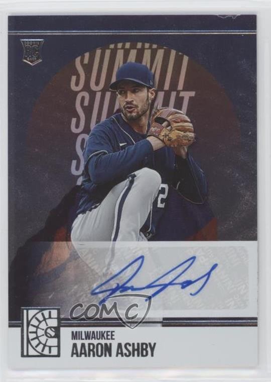 2022 Panini Capstone Summit Signatures Aaron Ashby #SS-AA Rookie Auto RC 08aq