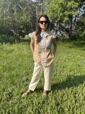 1990s Vintage Linen Pants 90s Yacht Summer Classy 90s