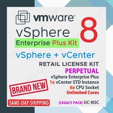 Vmware vSphere v. 8 ENTERPRISE Plus BUNDLE KIT vCenter STD 3 Host vSphere EPP