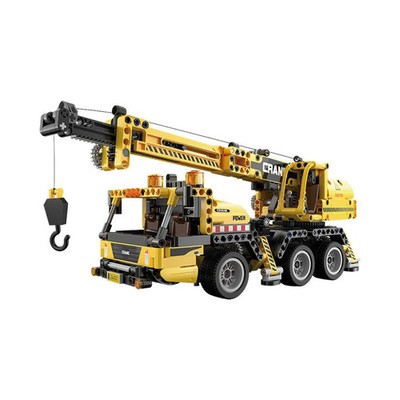 CaDA Mobile Crane Building Set - 658 Pcs Construction Vehicle Model Kit