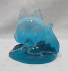 Rare IKEA Glass "Coares" Limited Edition Teal Blue Fox 2018 — photo 3
