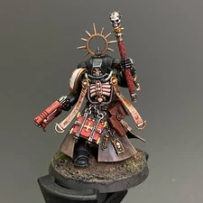 Primaris Chaplain Warharmmer 40k Space Marines Painted Miniature Tabletop model