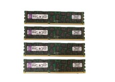Kingston 32GB Kit 4x8GB PC3-12800 DDR3-1600MHz ECC REG Memory KVR16R11D4K4/32I