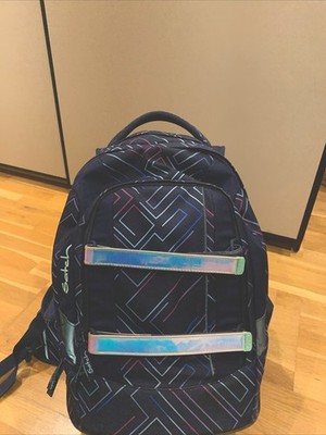 Originaler Satch Rucksack. Lilla Holographischer Rucksack.
