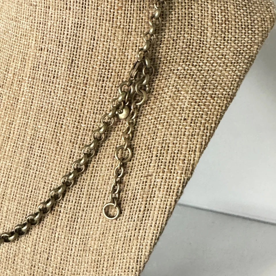 Collar J Crew Imitación Perla Estrás Cuelga Racimo Distintivo Tono Dorado Foto 4 de 4