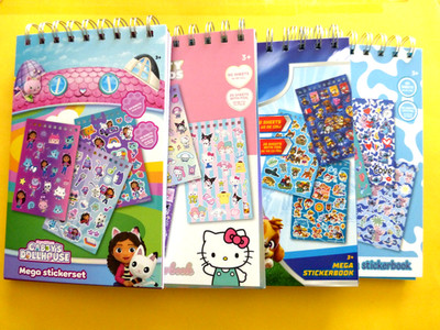 Stickerblock PAW PATROL,STITCH & co   ca:60 Blatt ca:18,5x12,5cm zur Auswahl