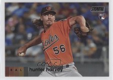 2020 Topps Stadium Club Black Foil Hunter Harvey #219 Rookie RC 05bo